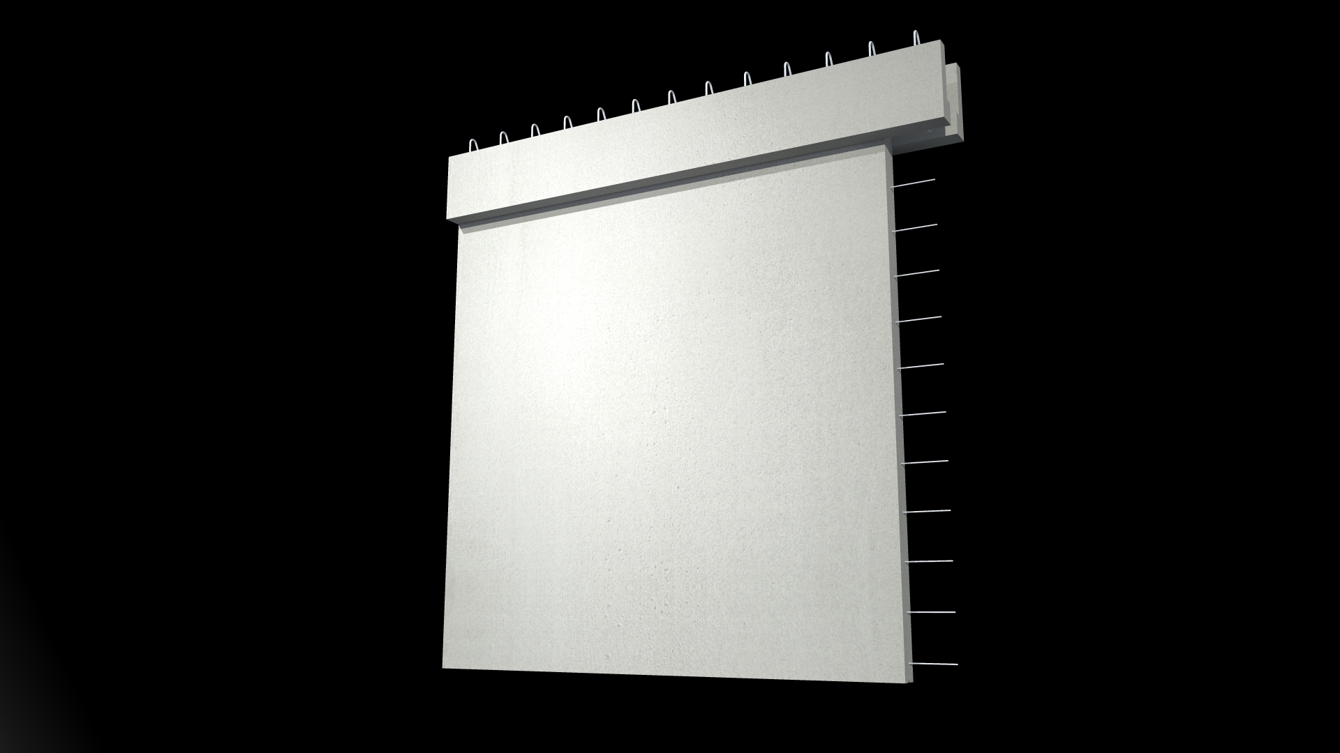 Precast Infill Wall with Beam