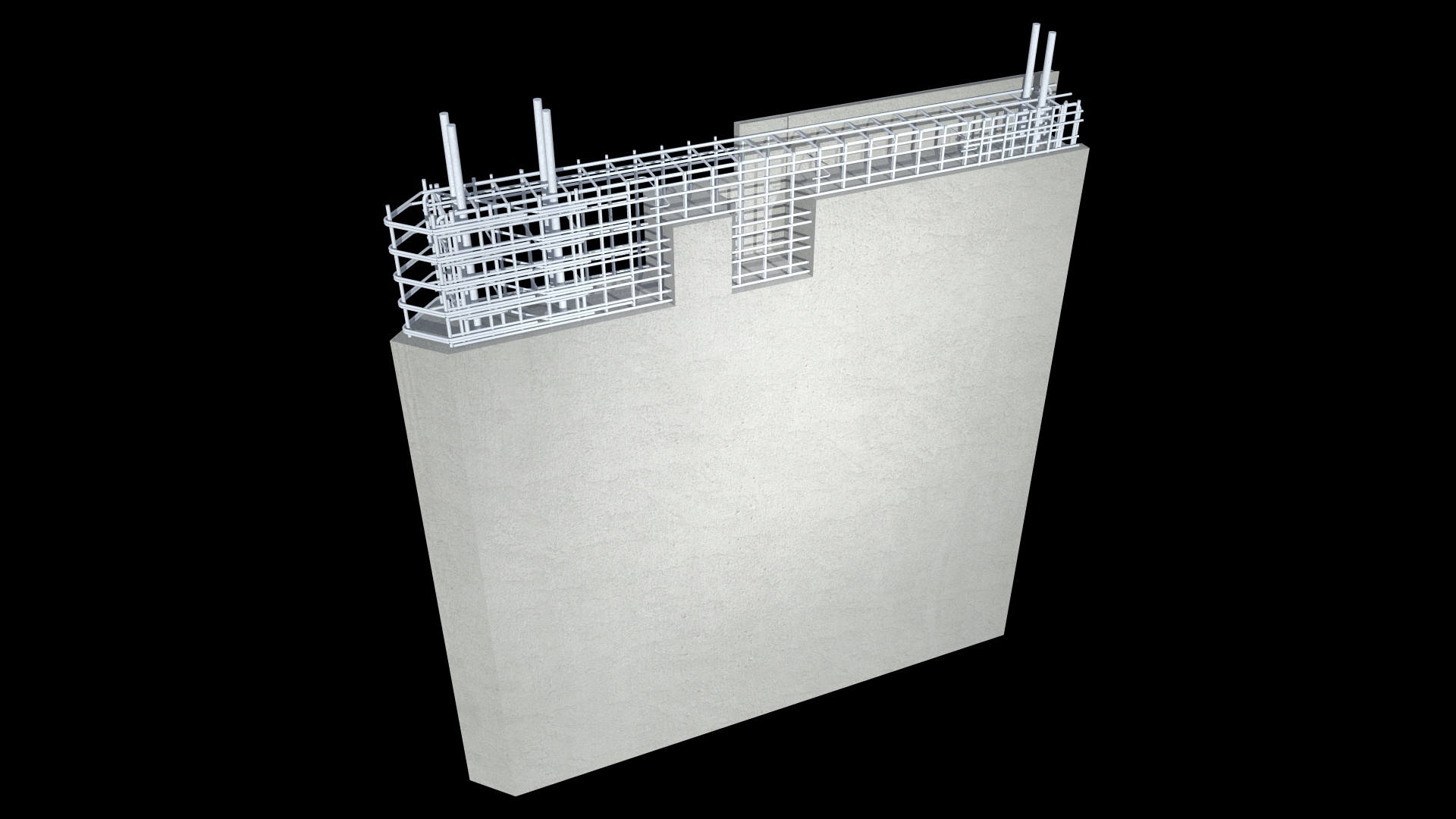 Precast Staircase Wall