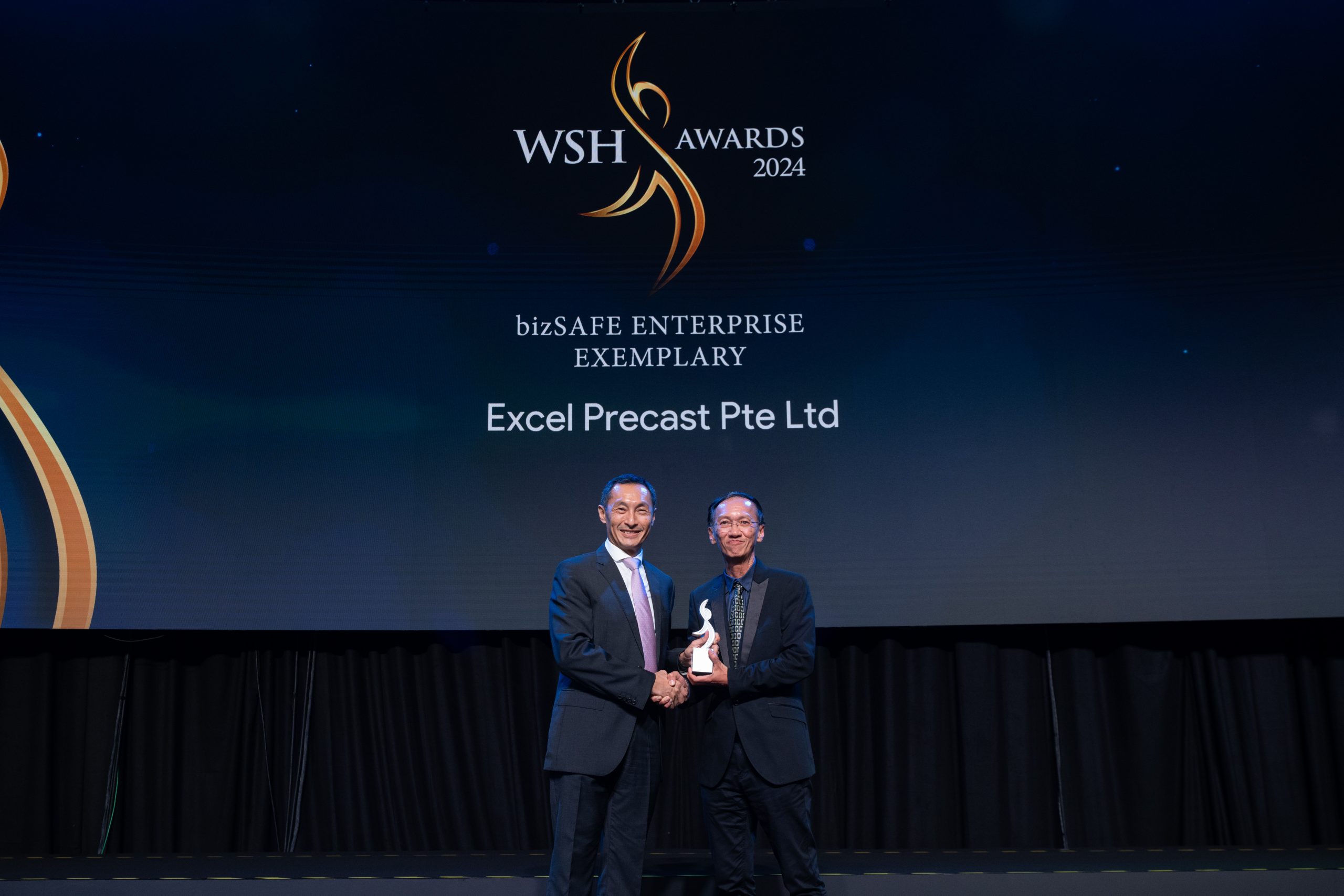 Excel Precast Pte Ltd bizSAFE Enterprise Exemplary Award 2024